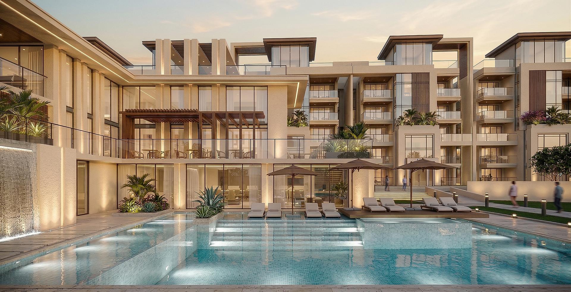 Serenity Residences — waterfront promenade