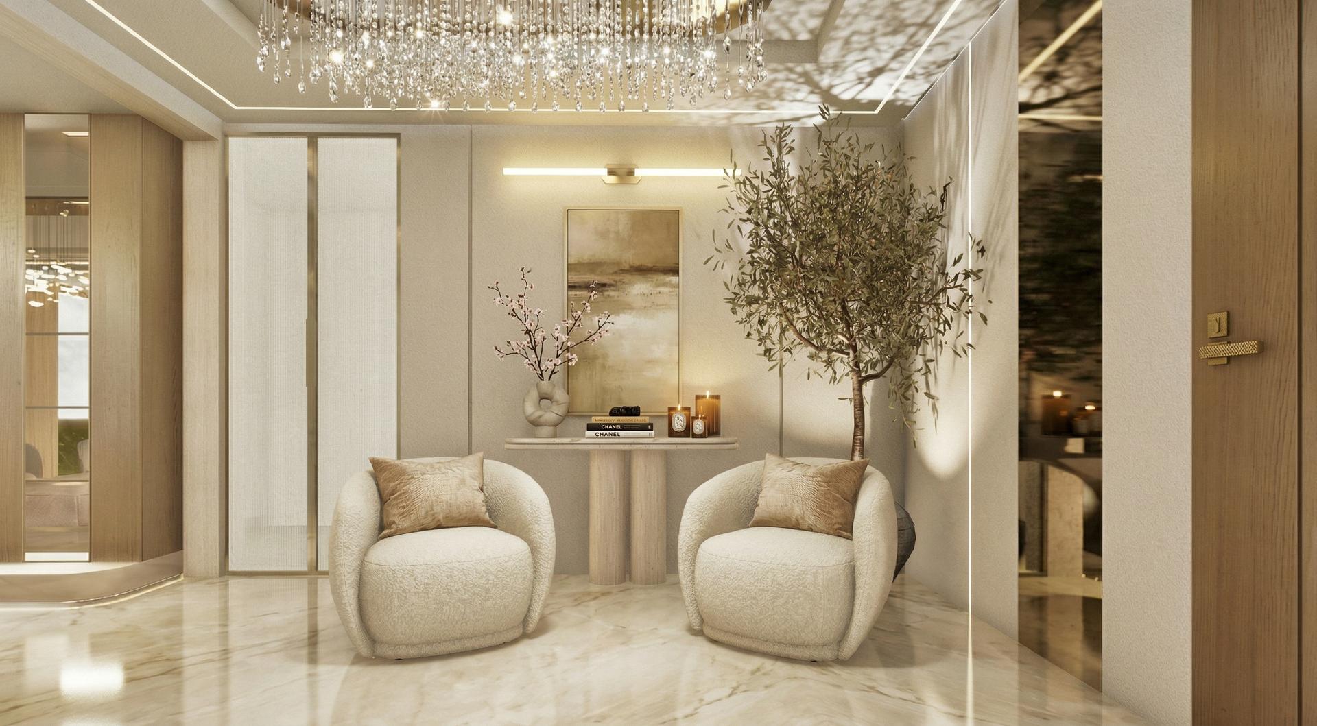 Serenity Residences penthouse — dining area